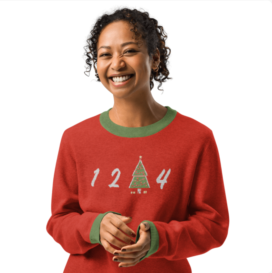 Xtra special Xmas edition 1 2 Tree 4 Knitted sweater