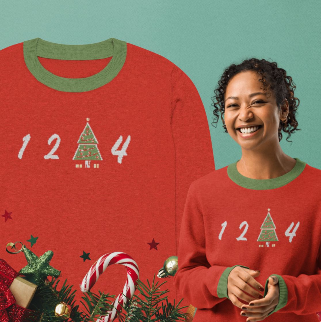 Xtra special Xmas edition 1 2 Tree 4 Knitted sweater