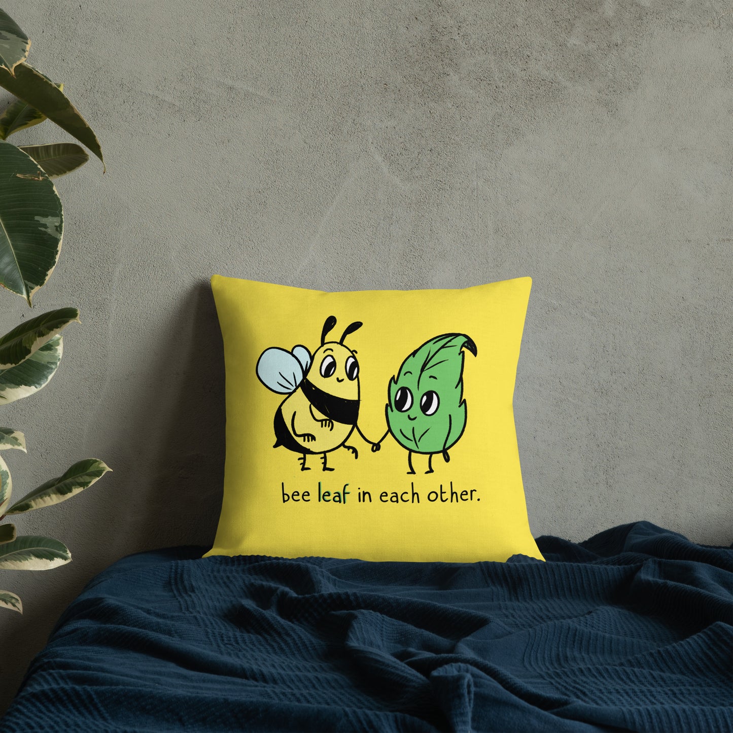 Bee Leaf Premium Pillow