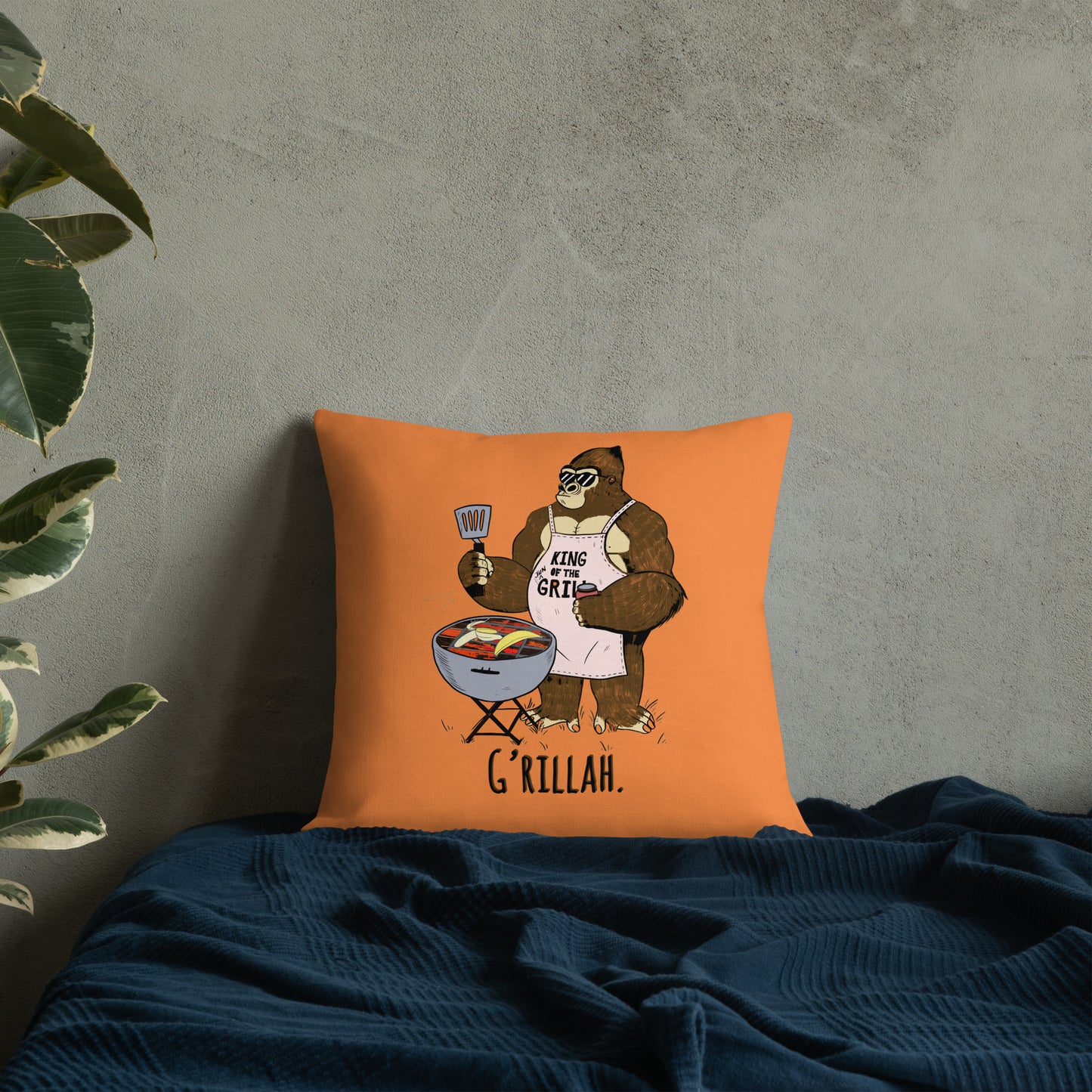 Grilla'h Gorilla Premium Pillow