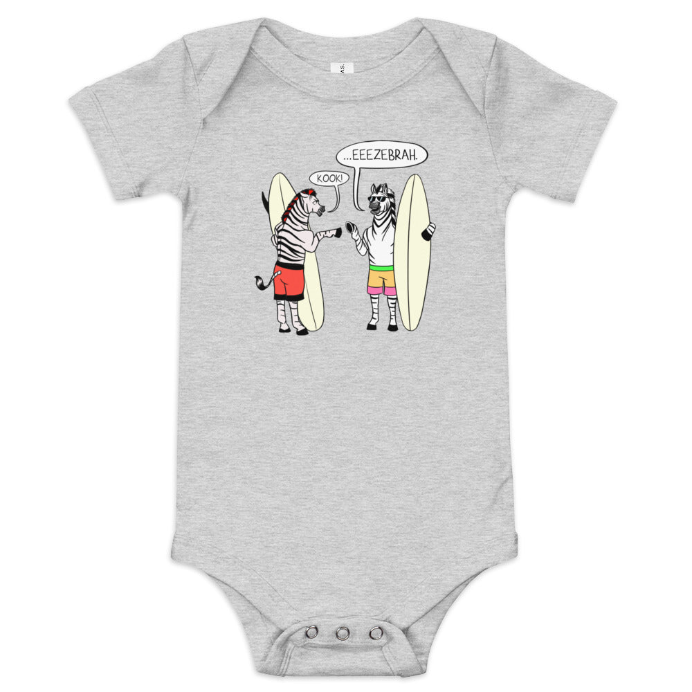 Zebra (2 brahs) Baby short sleeve one piece