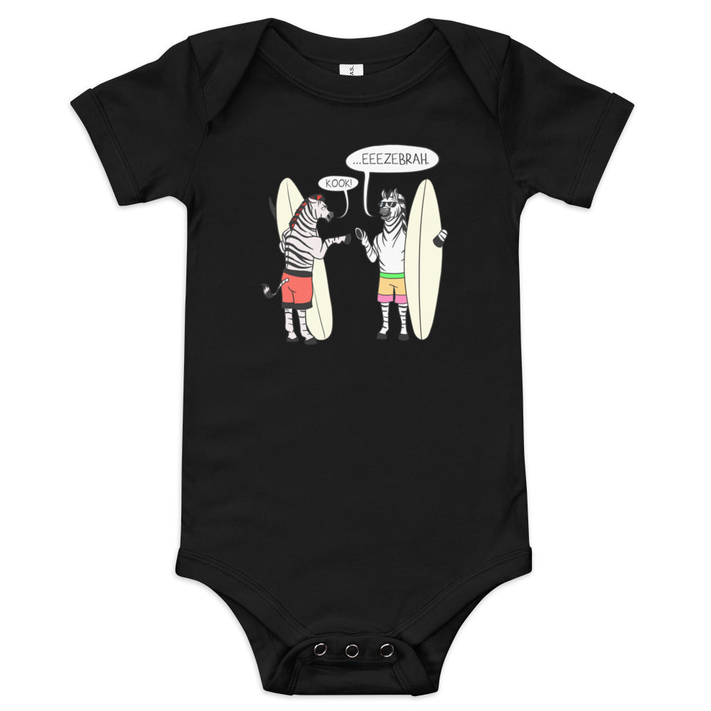 Zebra (2 brahs) Baby short sleeve one piece