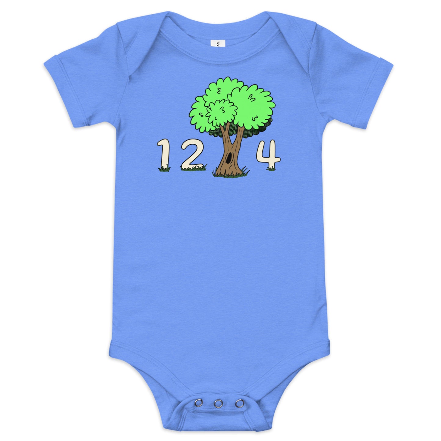 1 2 tree 4 Baby short sleeve one piece