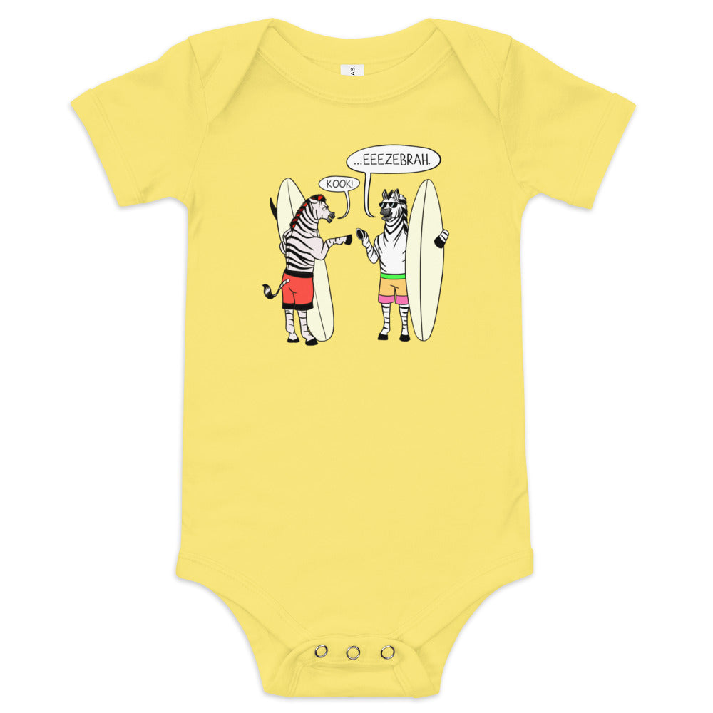 Zebra (2 brahs) Baby short sleeve one piece