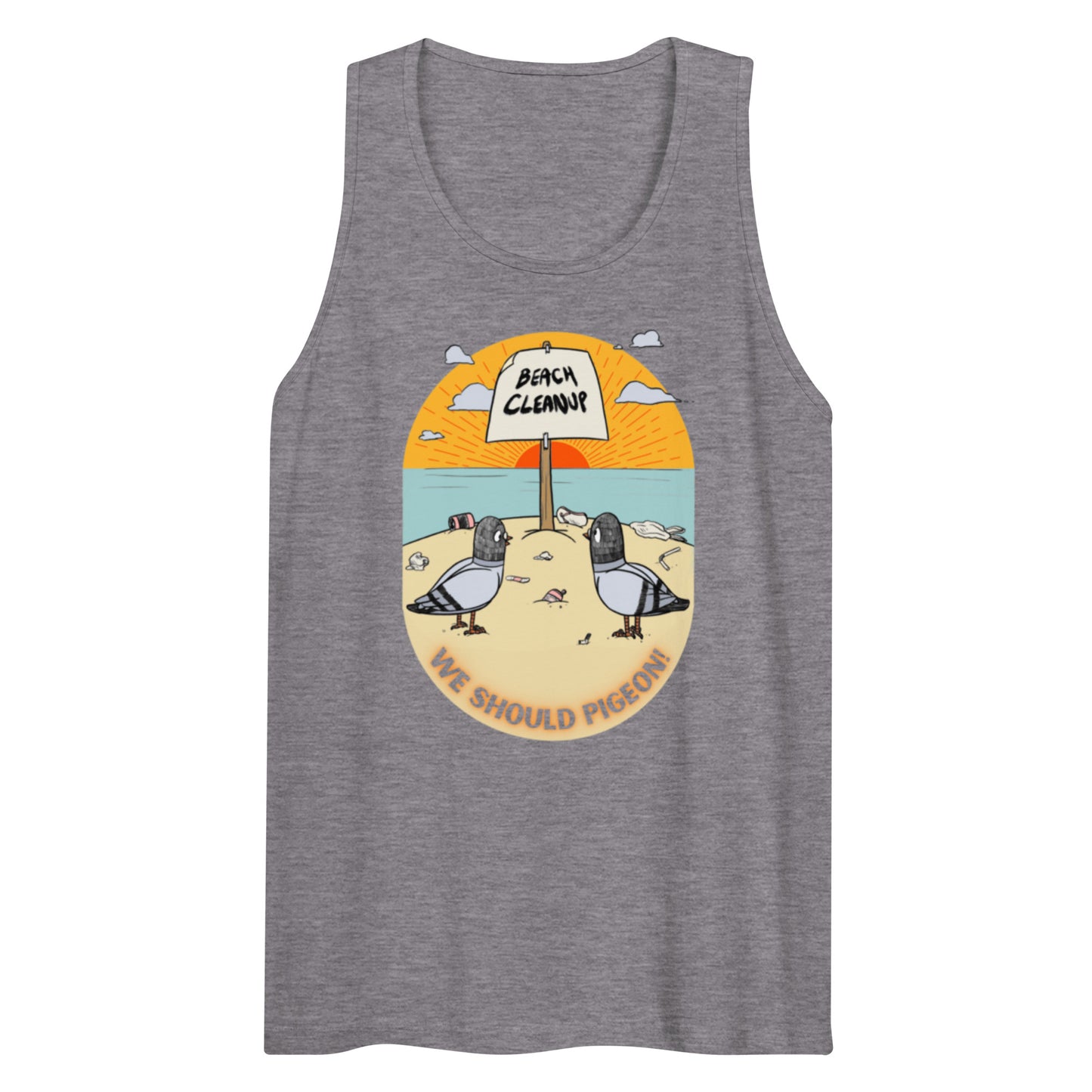 Men’s pigeon tank top