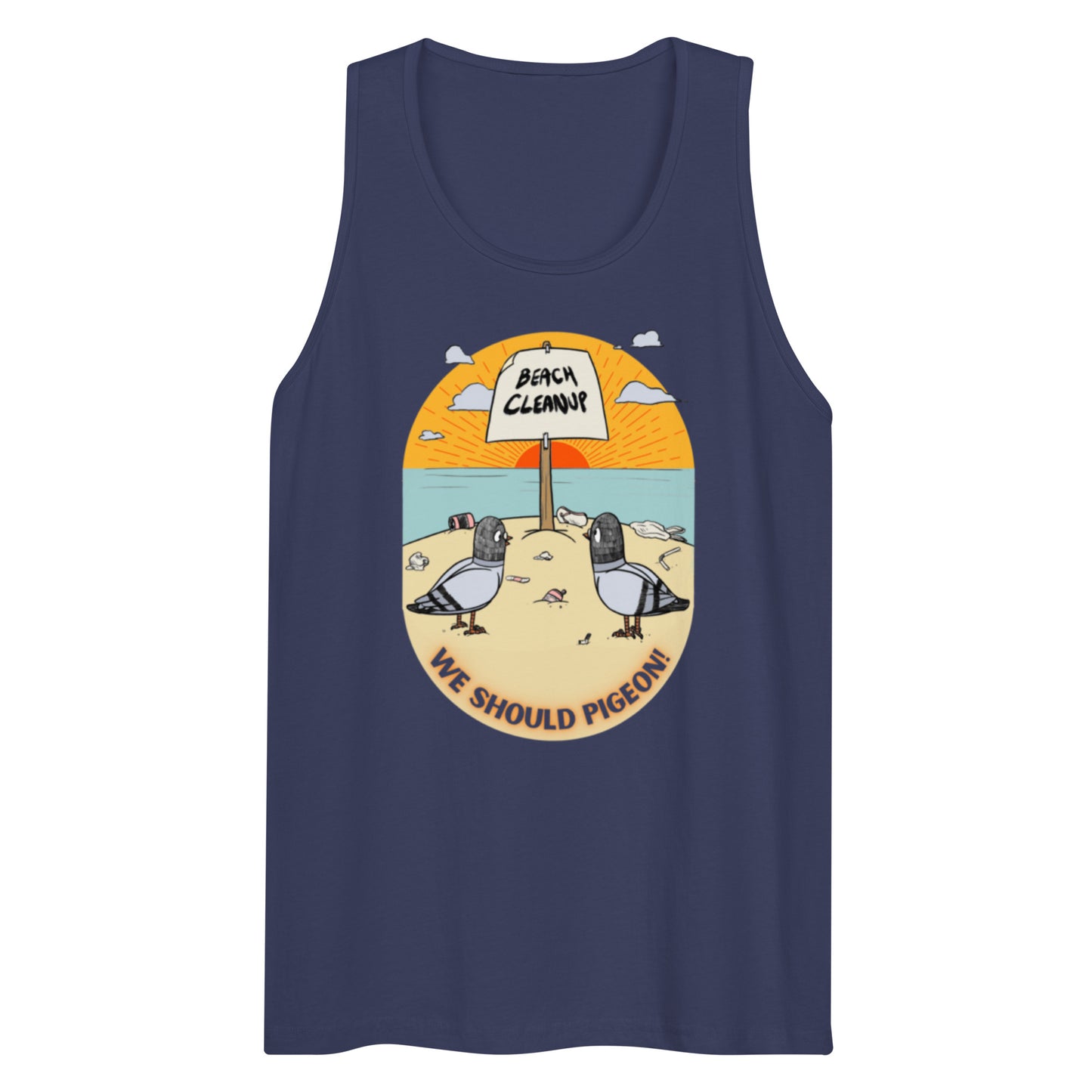 Men’s pigeon tank top