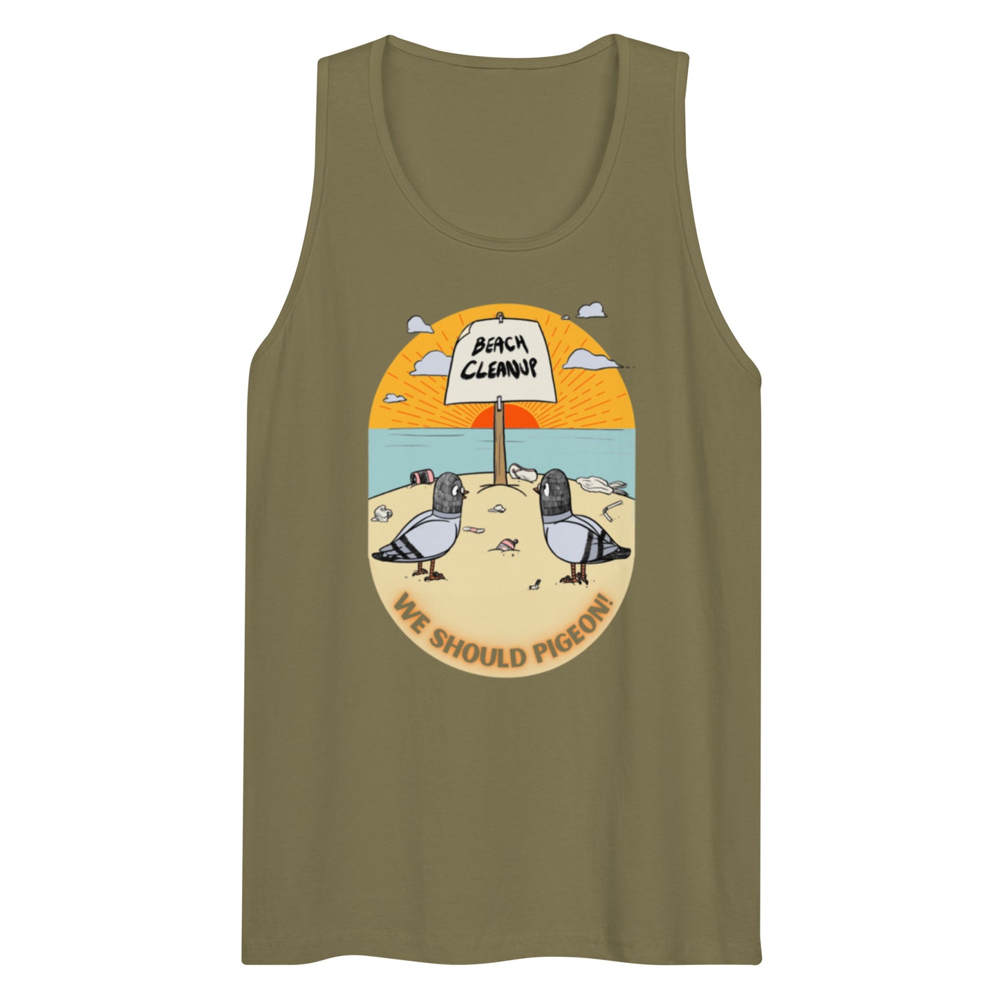 Men’s pigeon tank top
