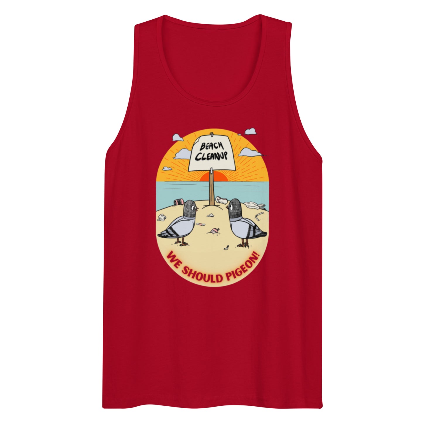 Men’s pigeon tank top