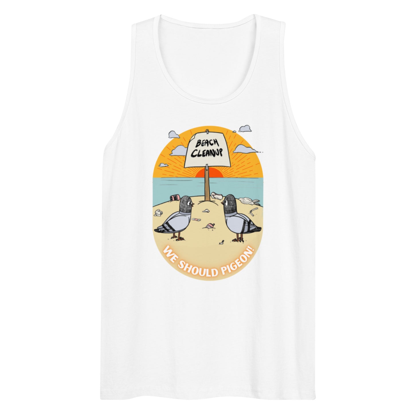 Men’s pigeon tank top