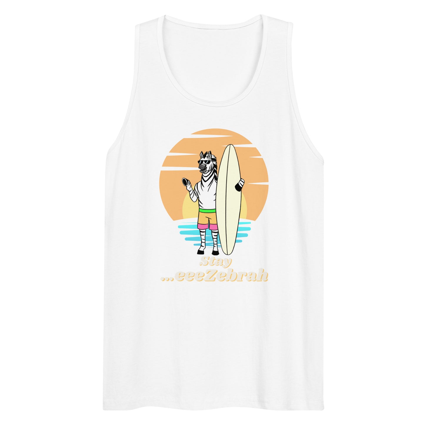 Men’s Zebra tank top