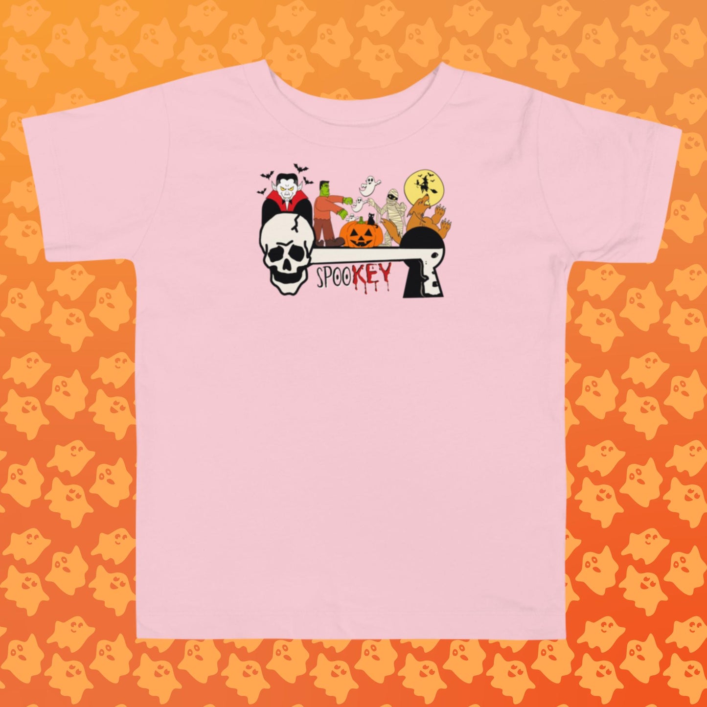 Spooky Halloween Toddler Short Sleeve Tee