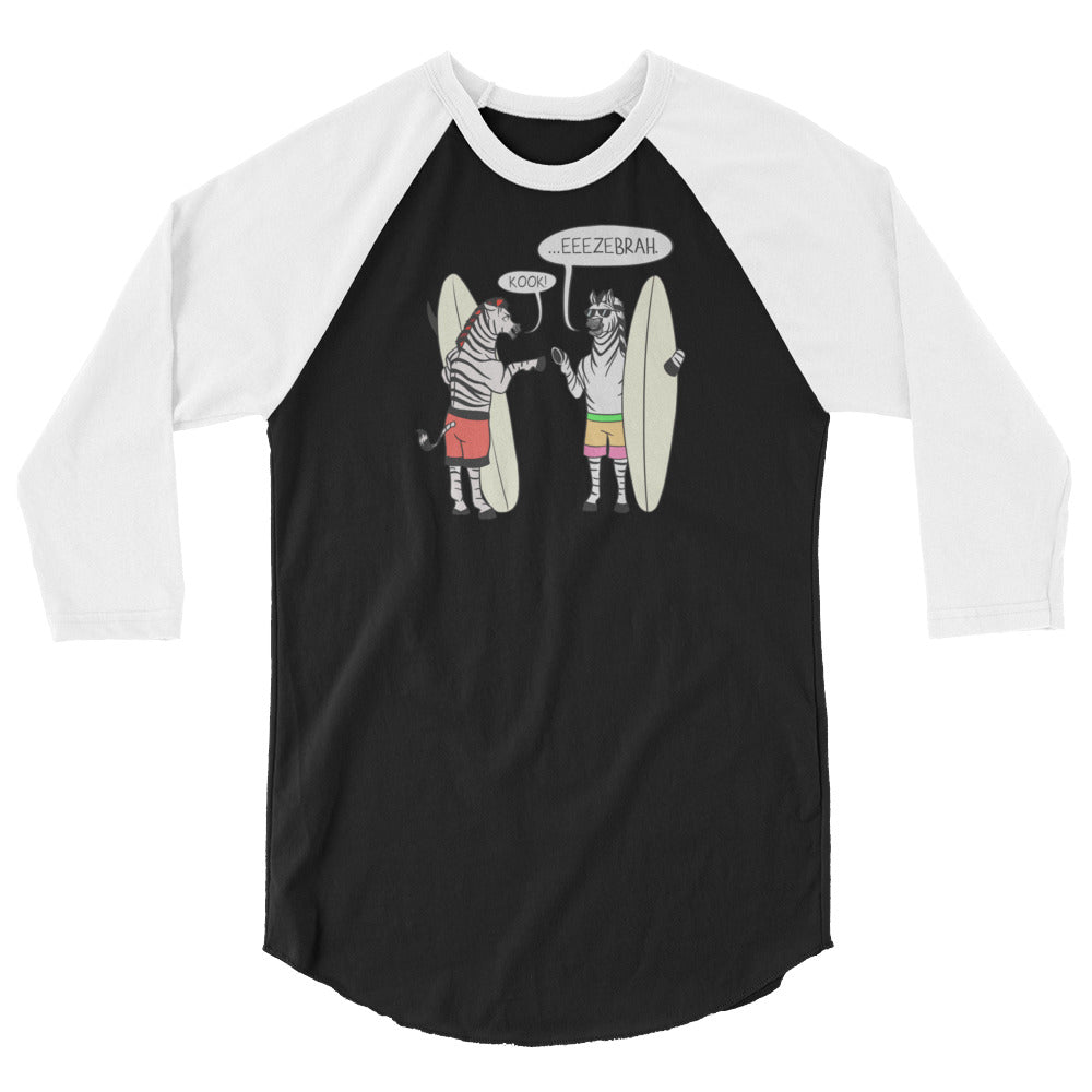 Zebra (2 brahs) 3/4 sleeve raglan baseball shirt