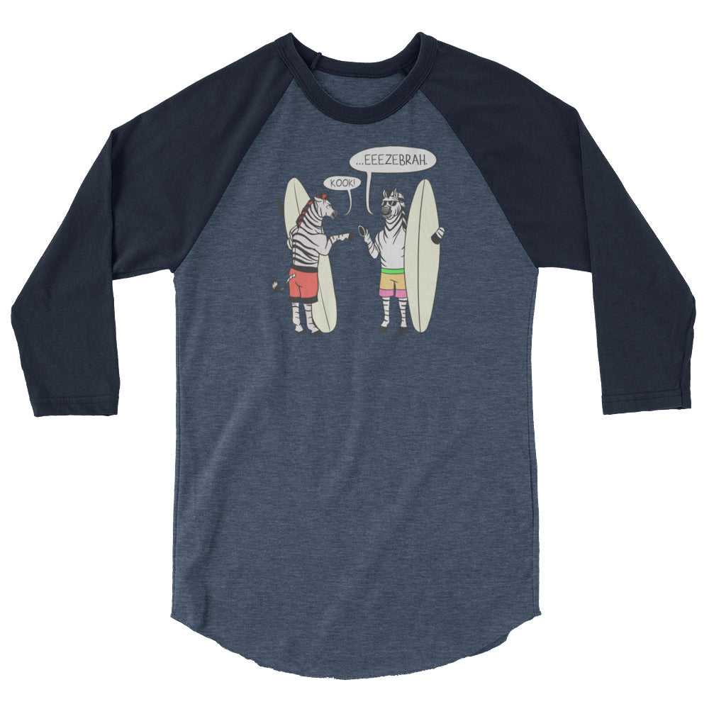 Zebra (2 brahs) 3/4 sleeve raglan baseball shirt