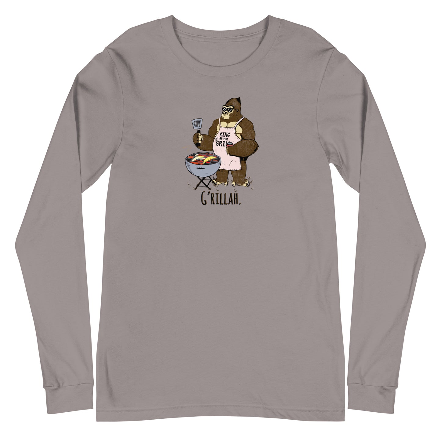Grillah Gorilla Unisex Long Sleeve Tee