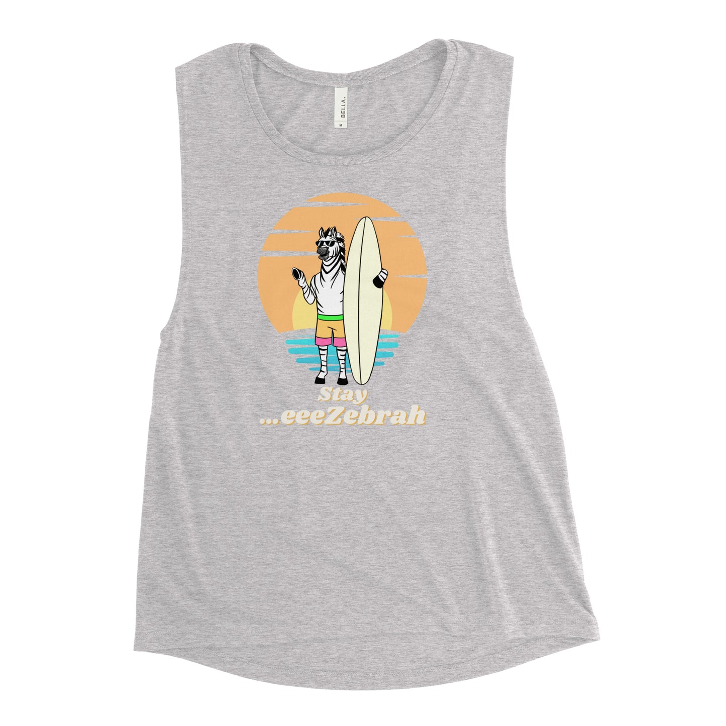 Ladies’ Zebra Muscle Tank