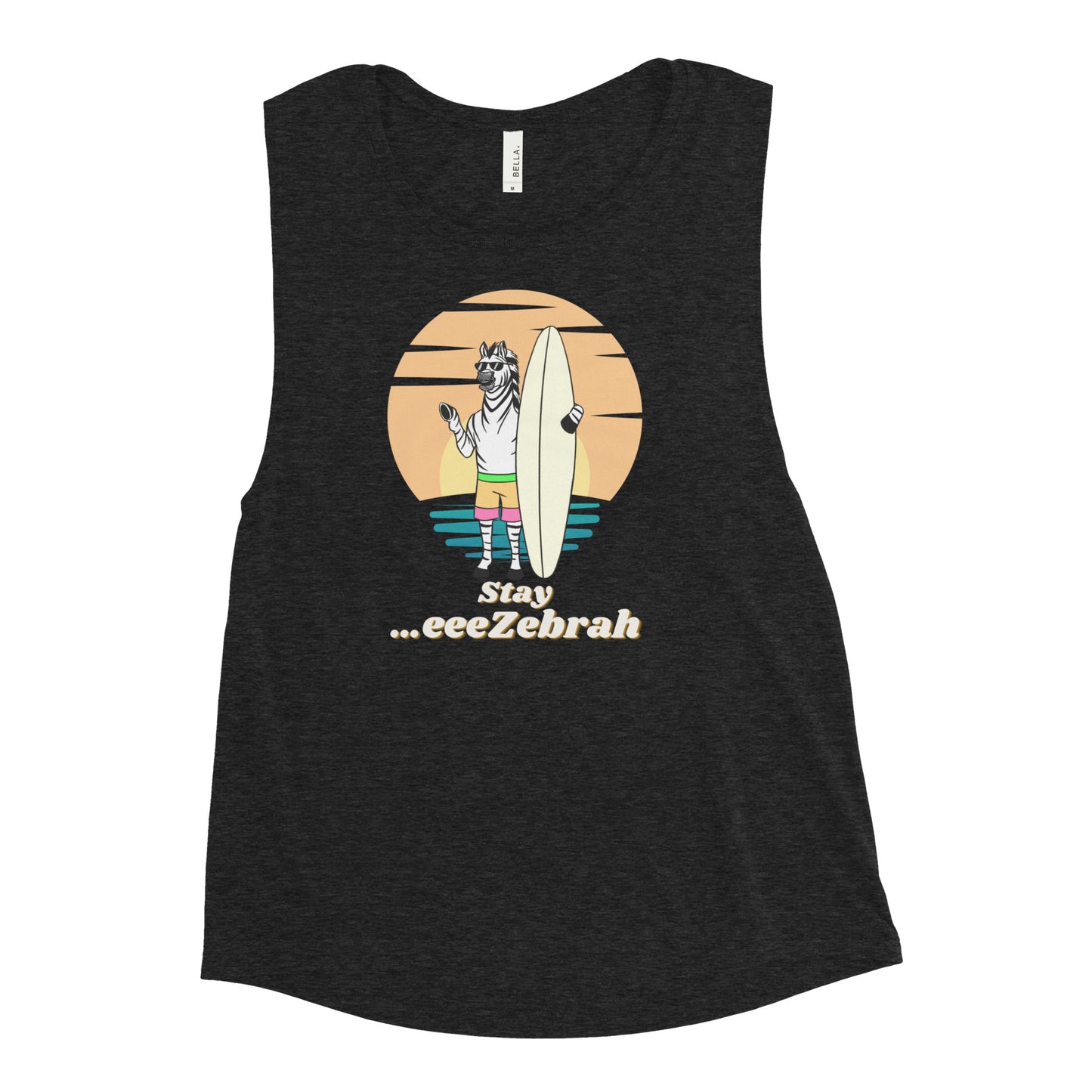 Ladies’ Zebra Muscle Tank