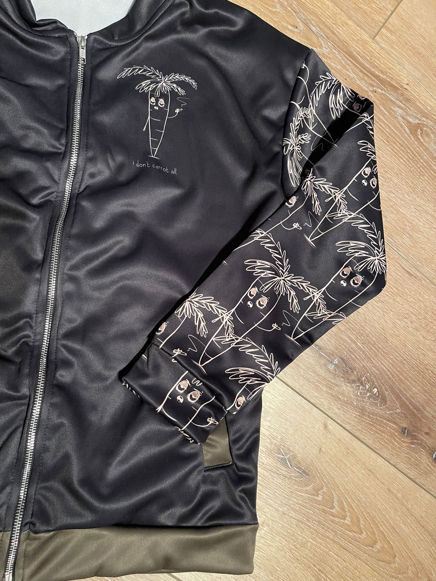 Carrot Custom Unisex Bomber Jacket