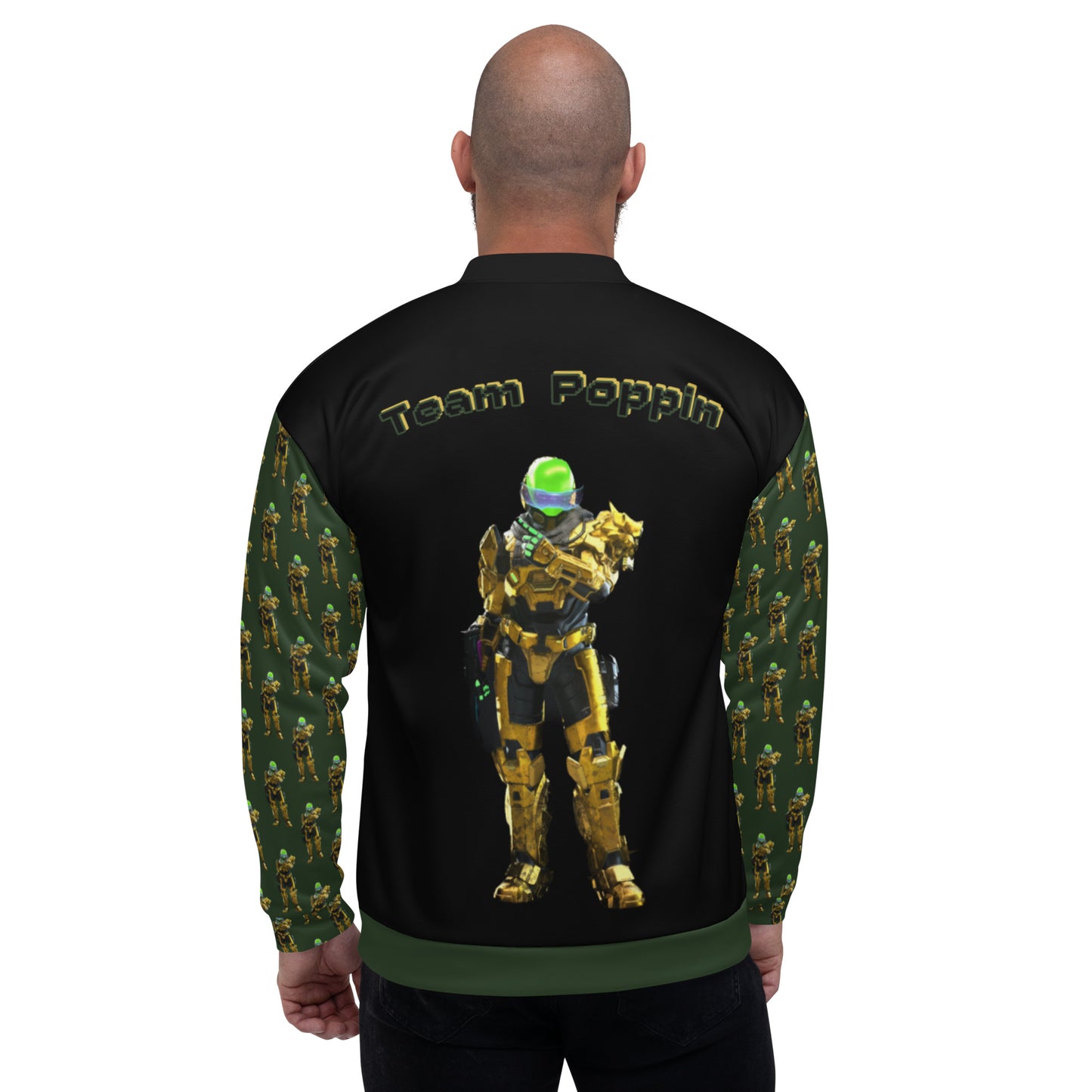 halo Zelda custom Unisex Bomber Jacket