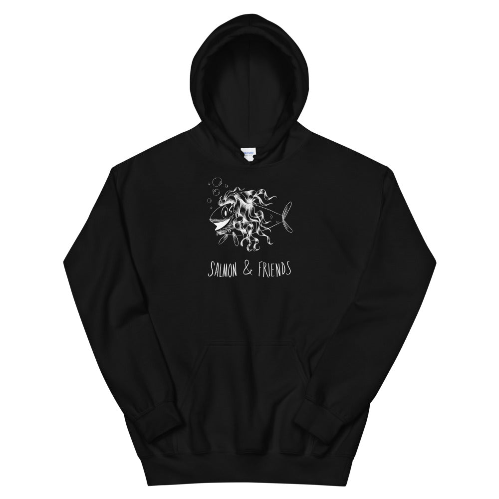 Salmon and Friends Come to the Dark side Unisex Hoodie