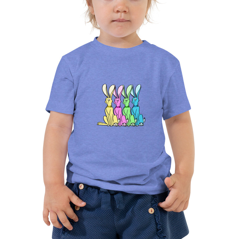 Hoppy Easter Toddler Short Sleeve Tee