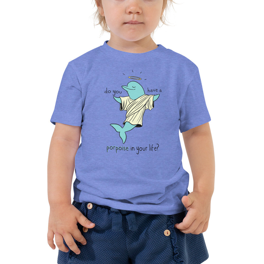 Porpoise color Toddler Short Sleeve Tee