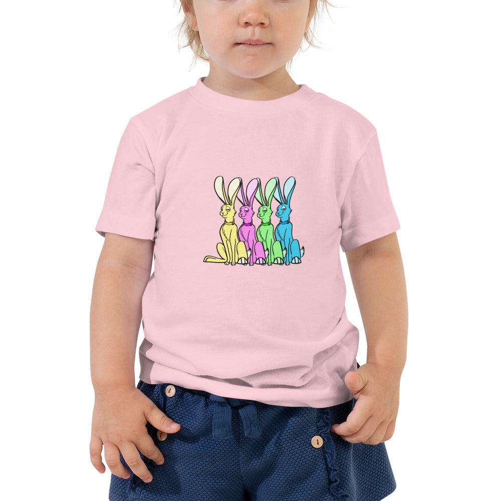 Hoppy Easter Toddler Short Sleeve Tee