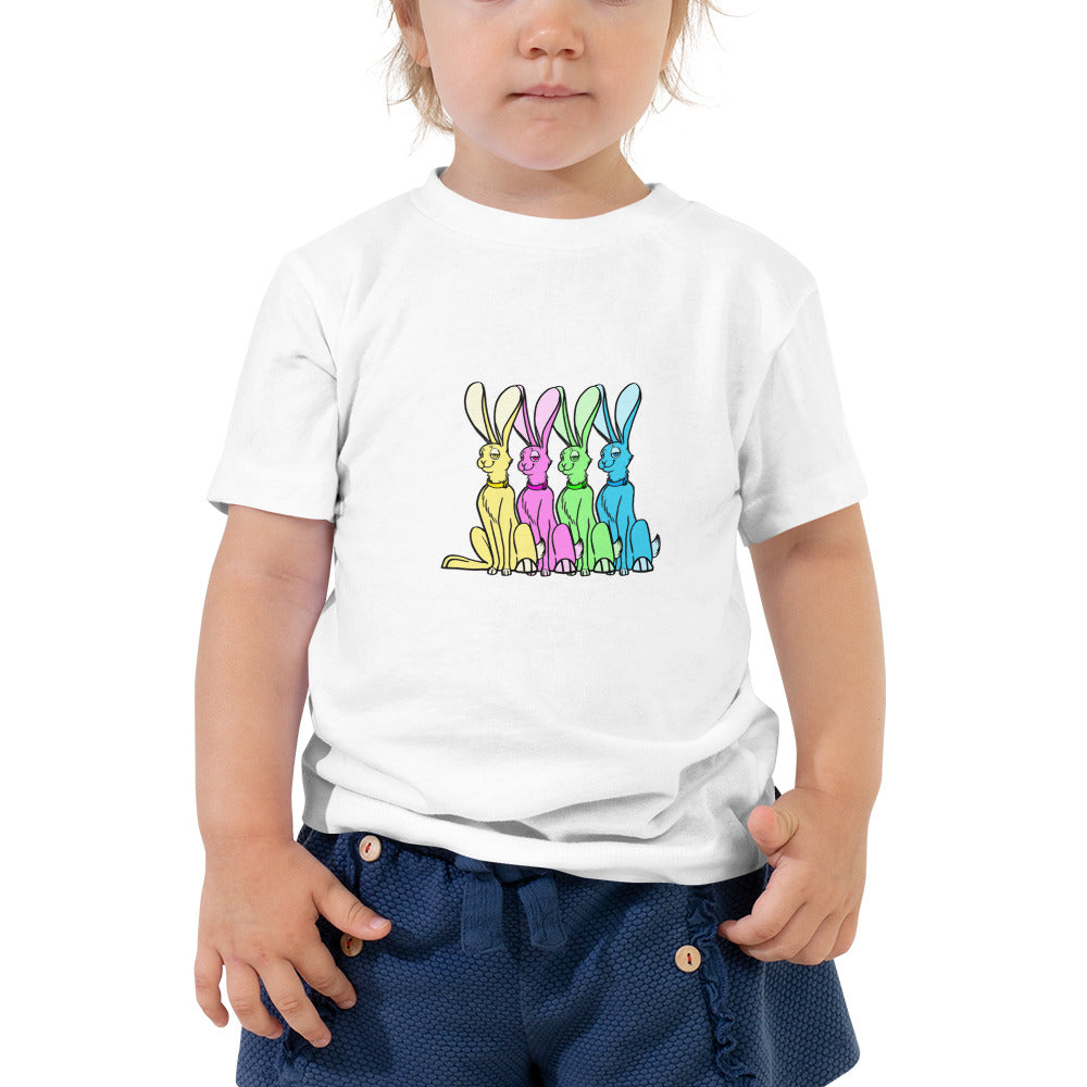 Hoppy Easter Toddler Short Sleeve Tee