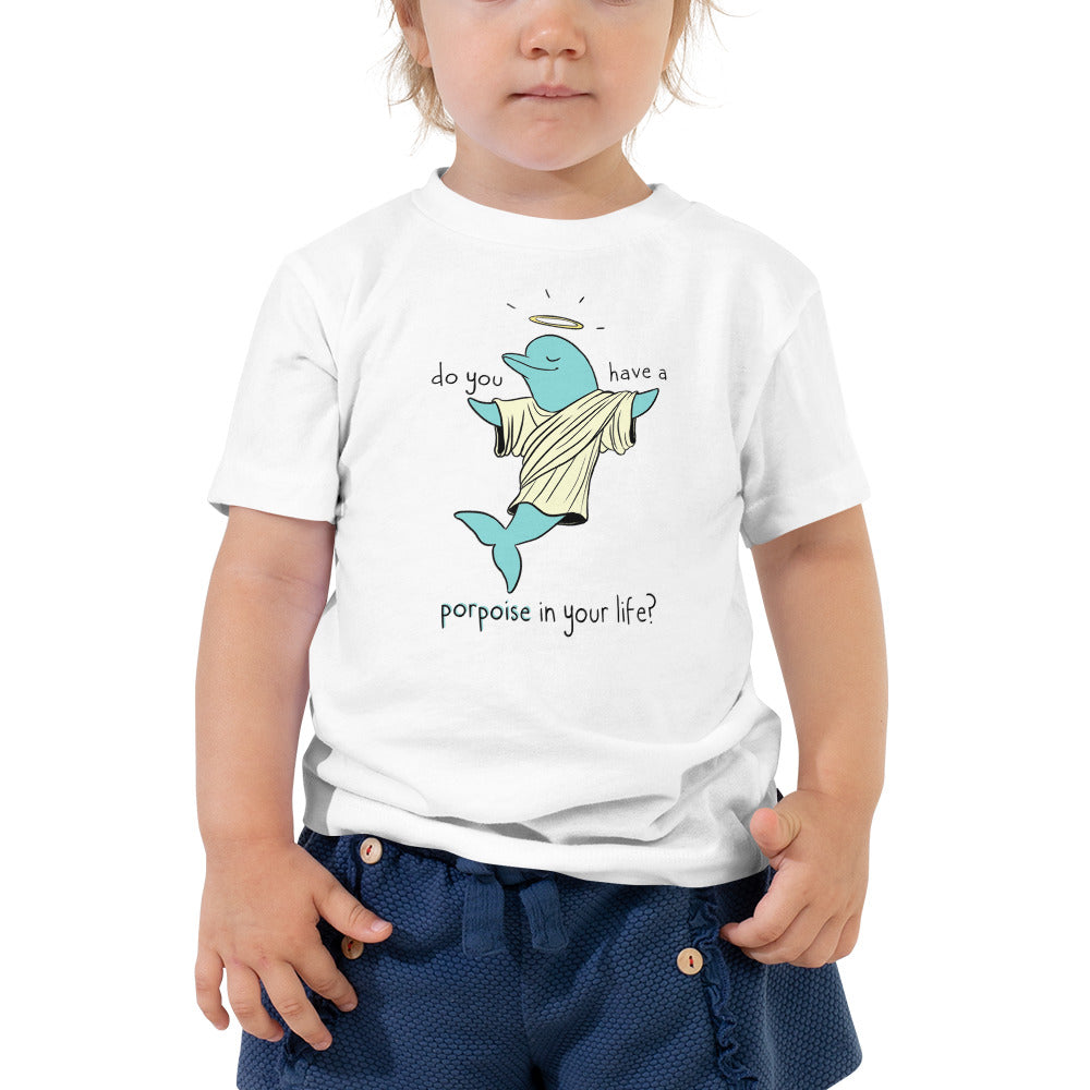 Porpoise color Toddler Short Sleeve Tee