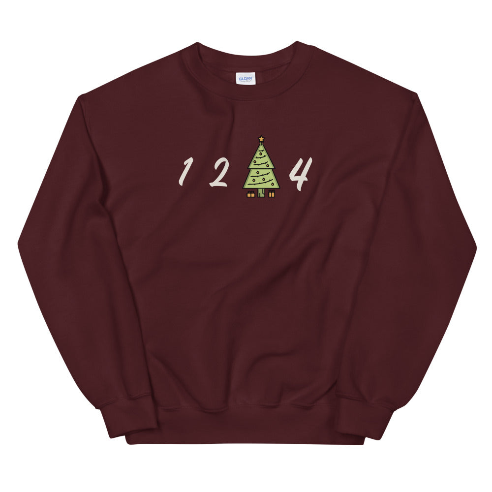 1 2 tree 4 Christmas edition Unisex Sweatshirt