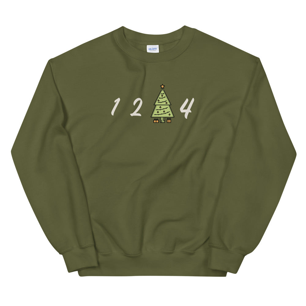 1 2 tree 4 Christmas edition Unisex Sweatshirt