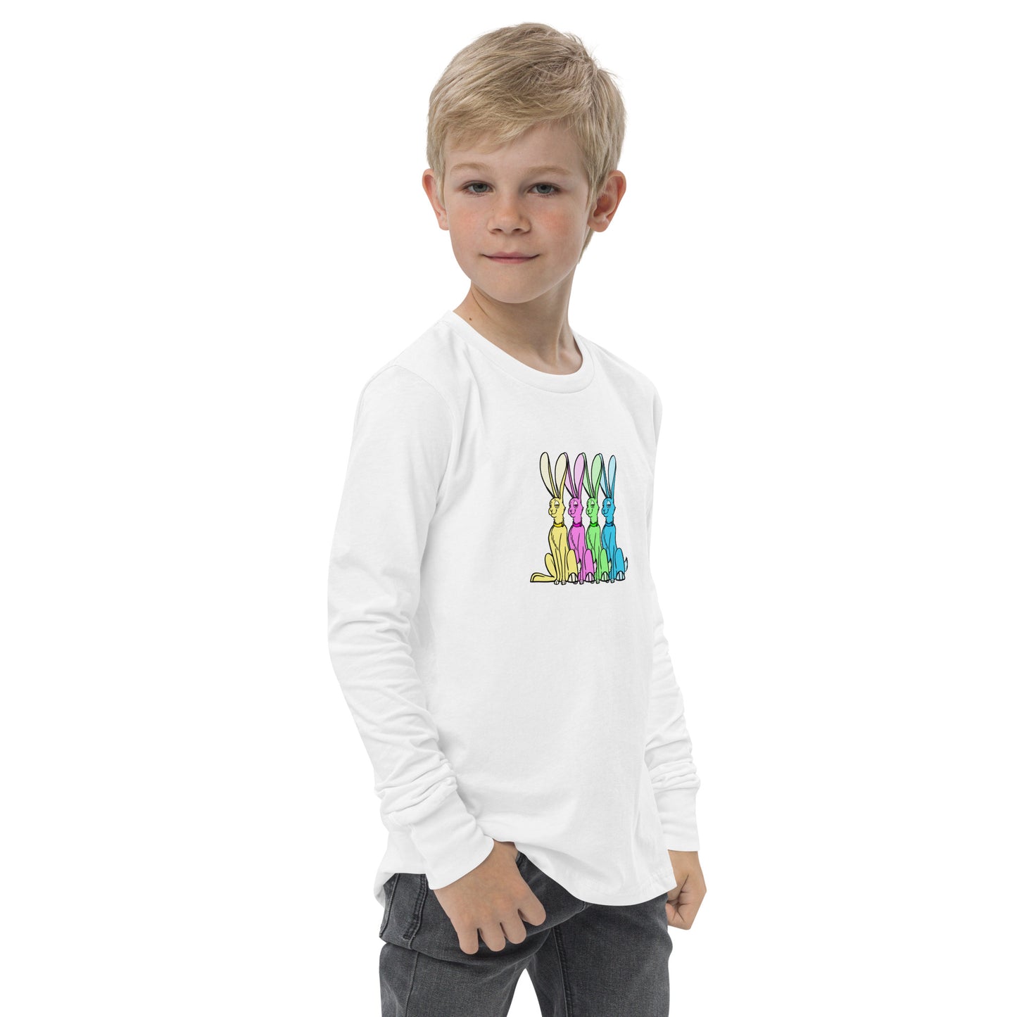 Hoppy easter Youth long sleeve tee