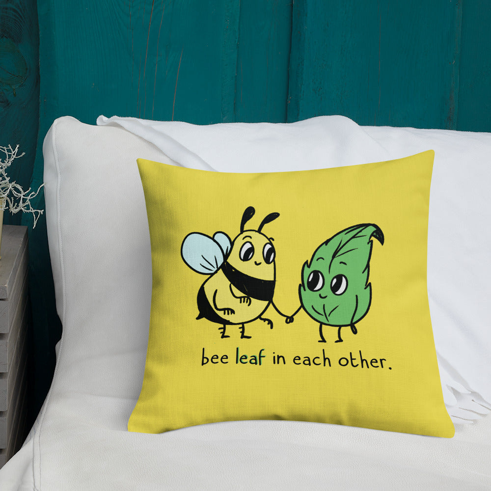 Bee Leaf Premium Pillow