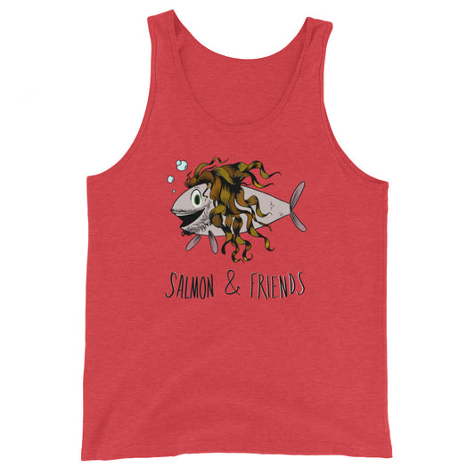 Salmon and friends Unisex Tank Top