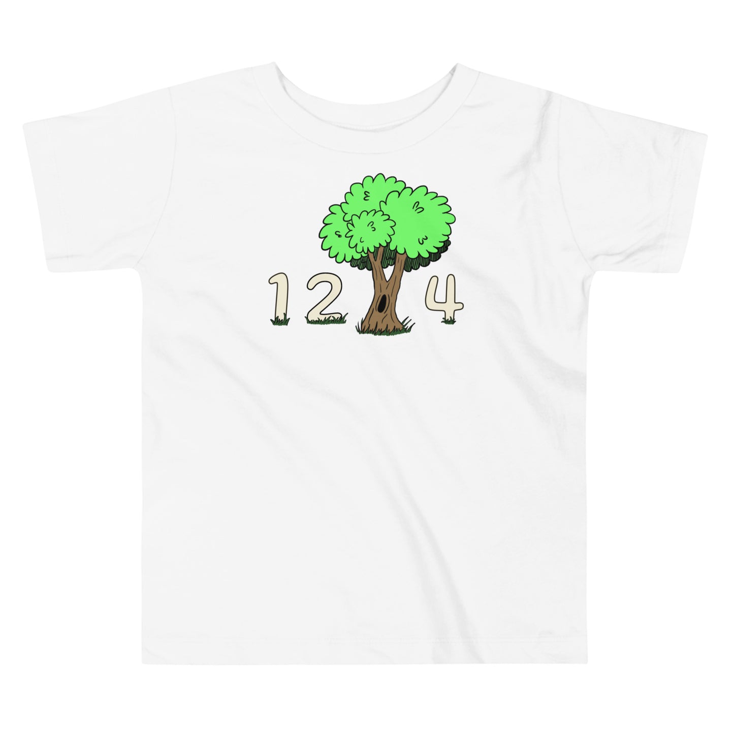 1 2 Tree 4 Toddler Tree Shirt