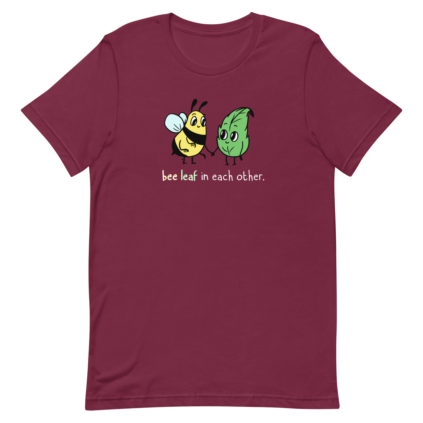 Bea leaf (color) Unisex t-shirt