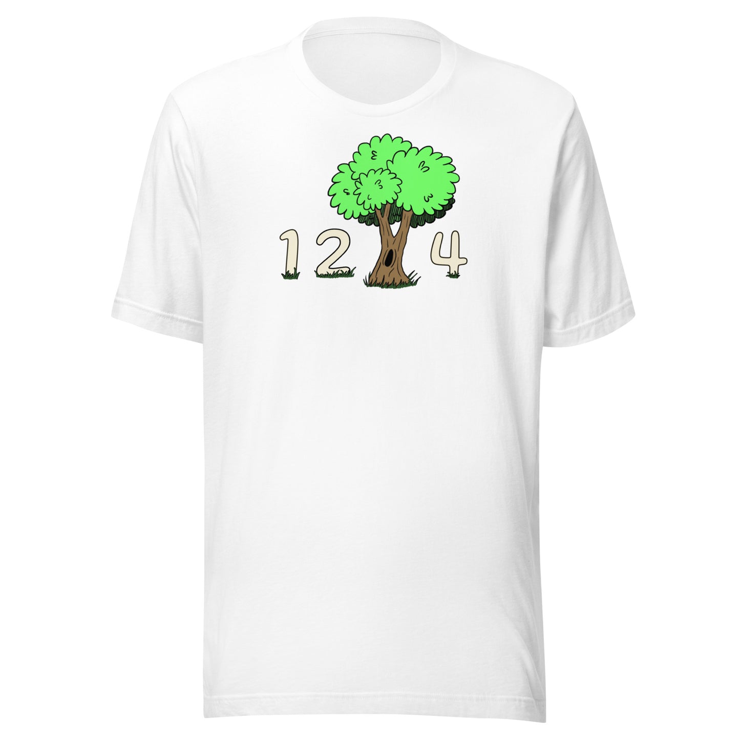 1 2 Tree 4 Unisex Tree shirt