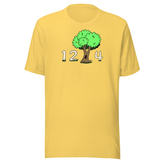1 2 Tree 4 Unisex Tree shirt