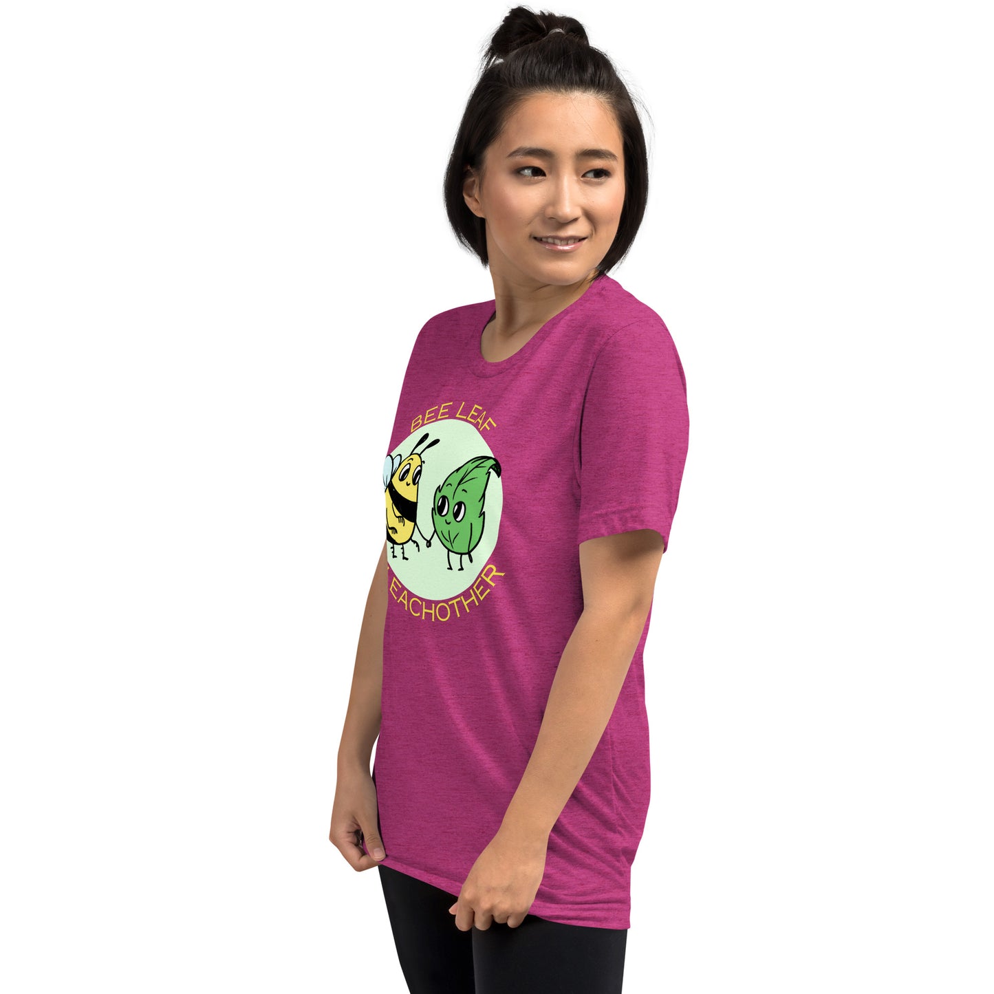 Bee leaf Unisex tri blend (super soft) t-shirt