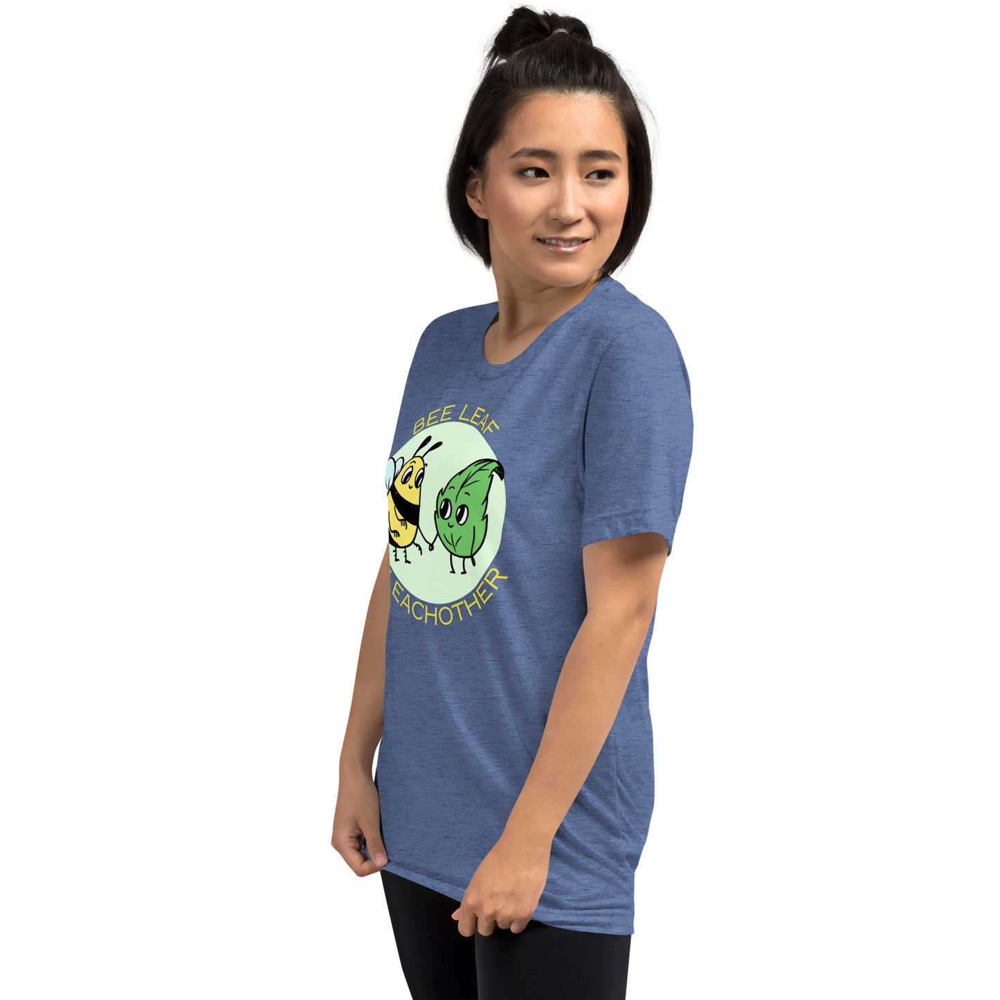 Bee leaf Unisex tri blend (super soft) t-shirt