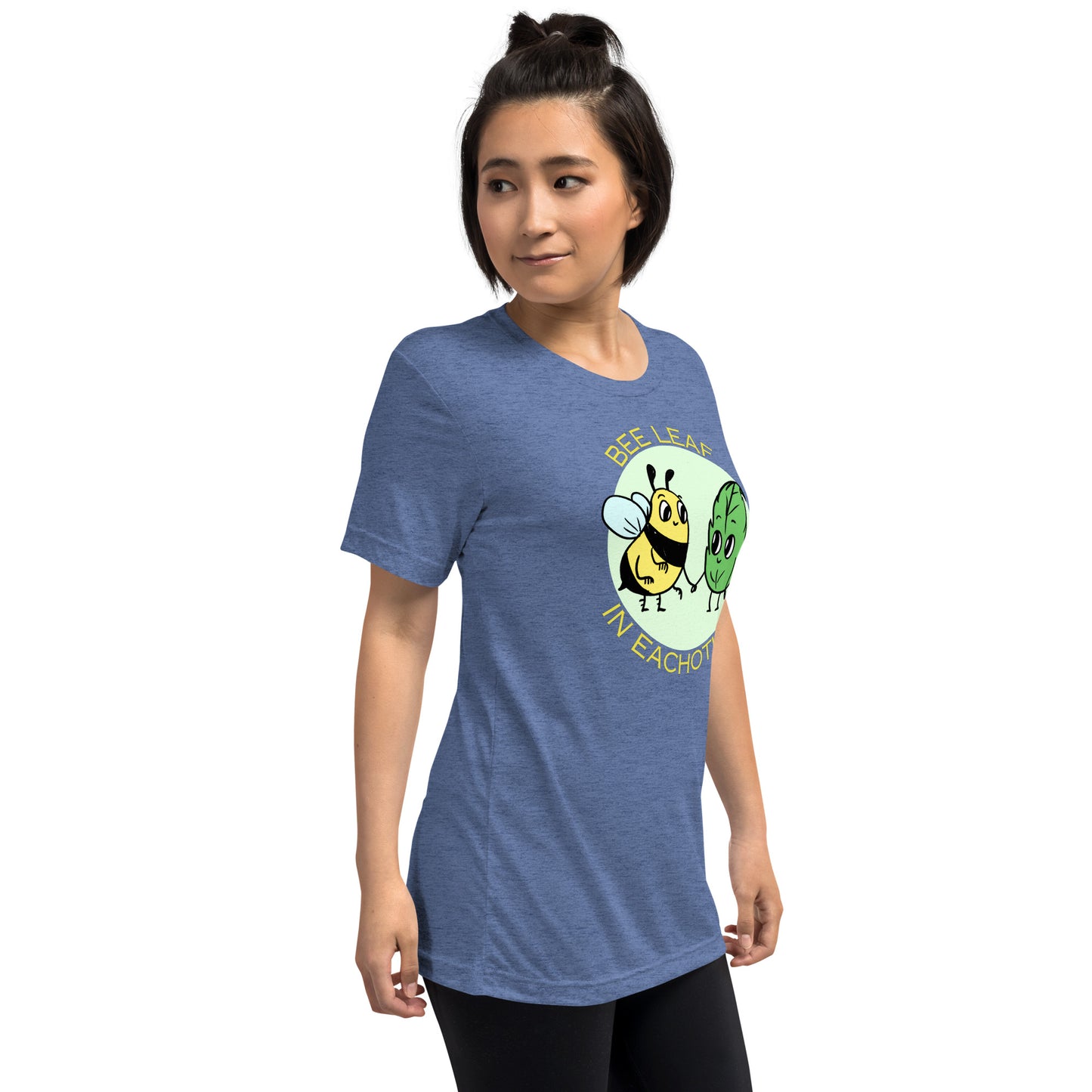 Bee leaf Unisex tri blend (super soft) t-shirt