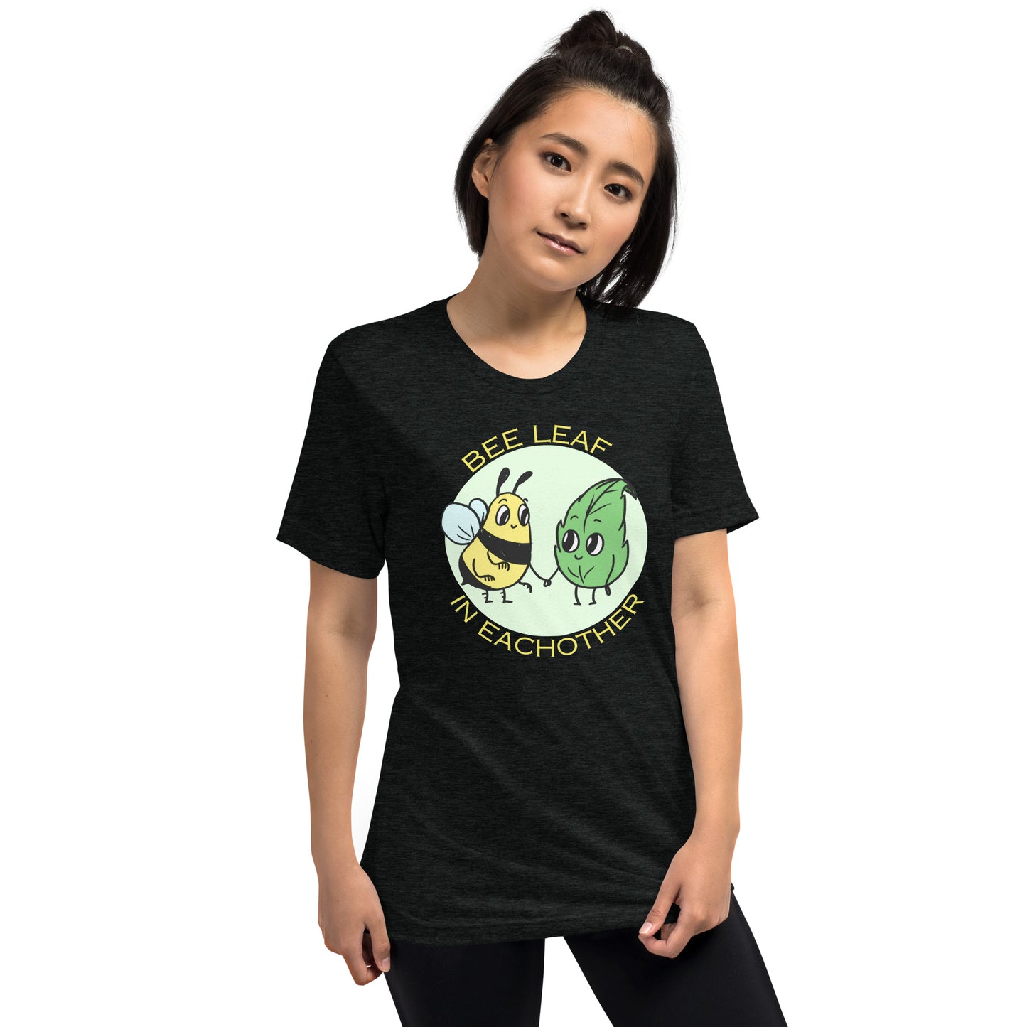 Bee leaf Unisex tri blend (super soft) t-shirt