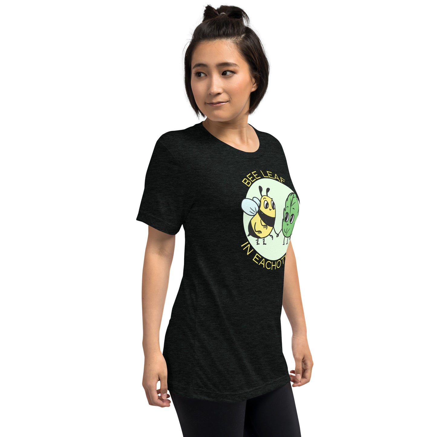 Bee leaf Unisex tri blend (super soft) t-shirt