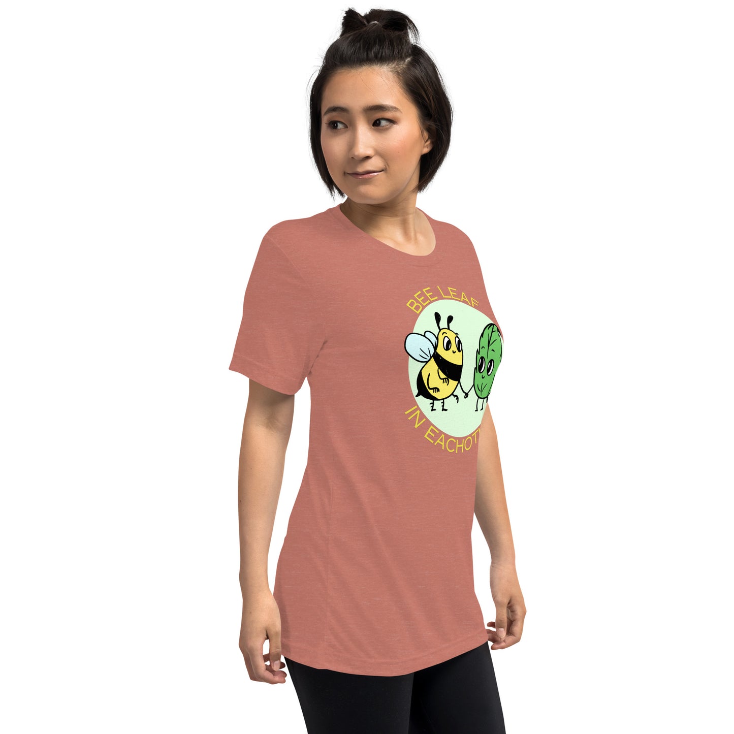 Bee leaf Unisex tri blend (super soft) t-shirt