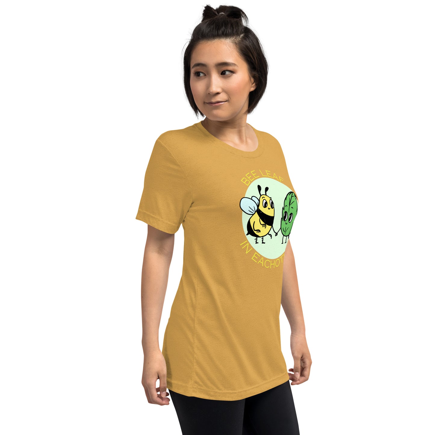 Bee leaf Unisex tri blend (super soft) t-shirt