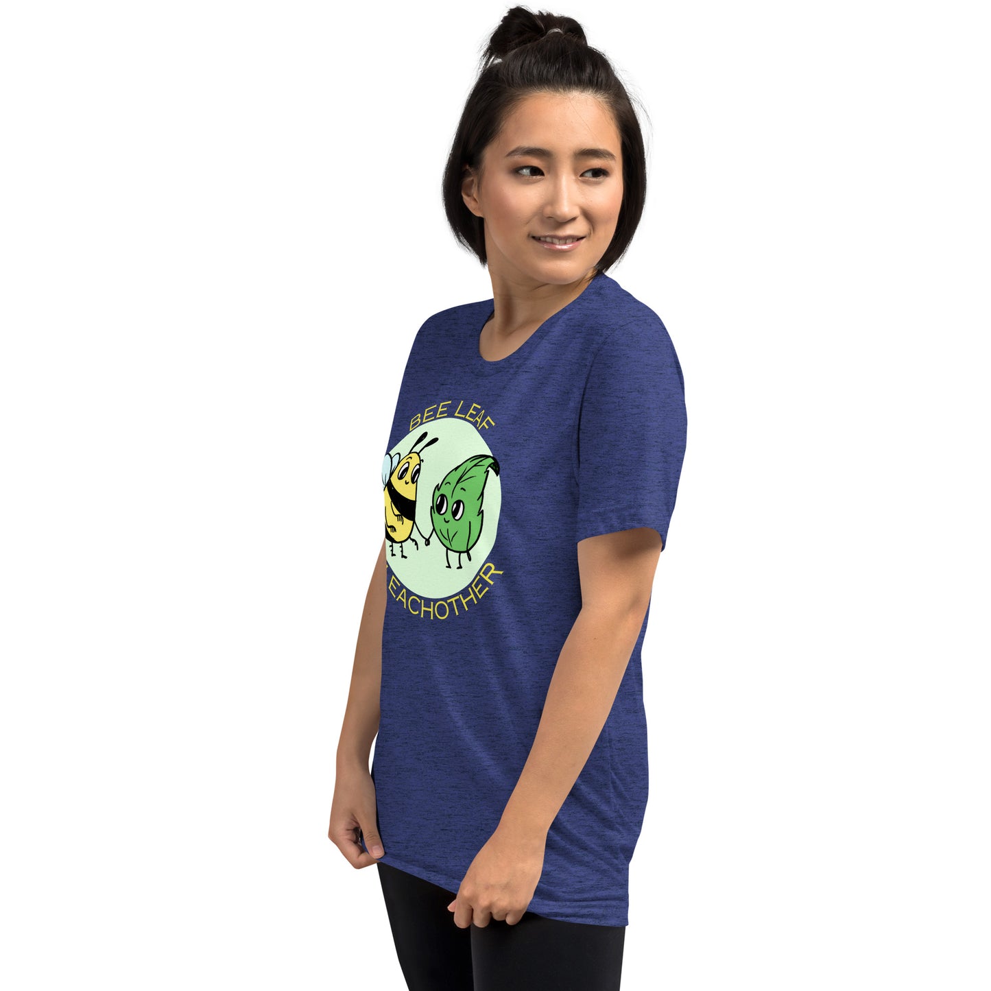 Bee leaf Unisex tri blend (super soft) t-shirt