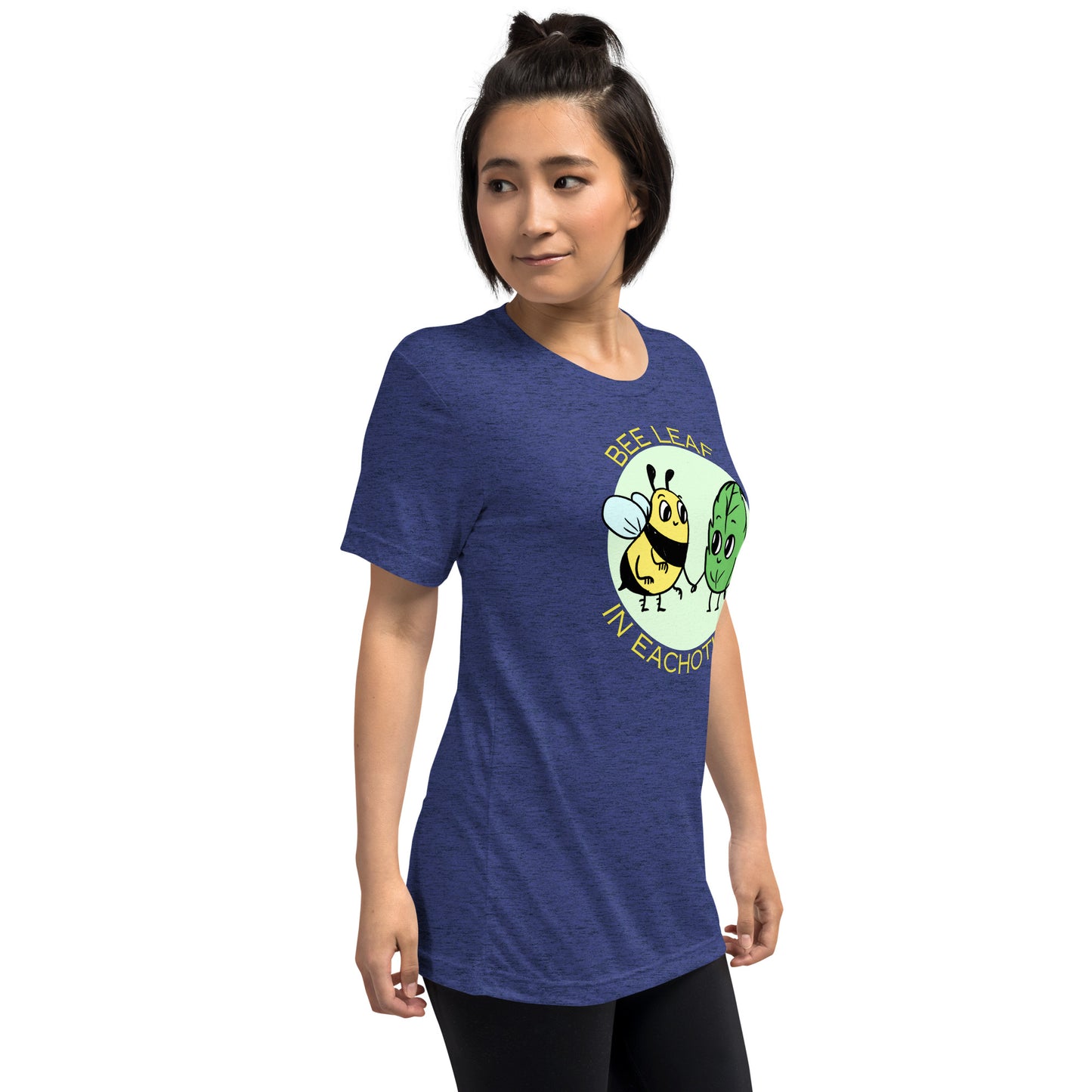 Bee leaf Unisex tri blend (super soft) t-shirt