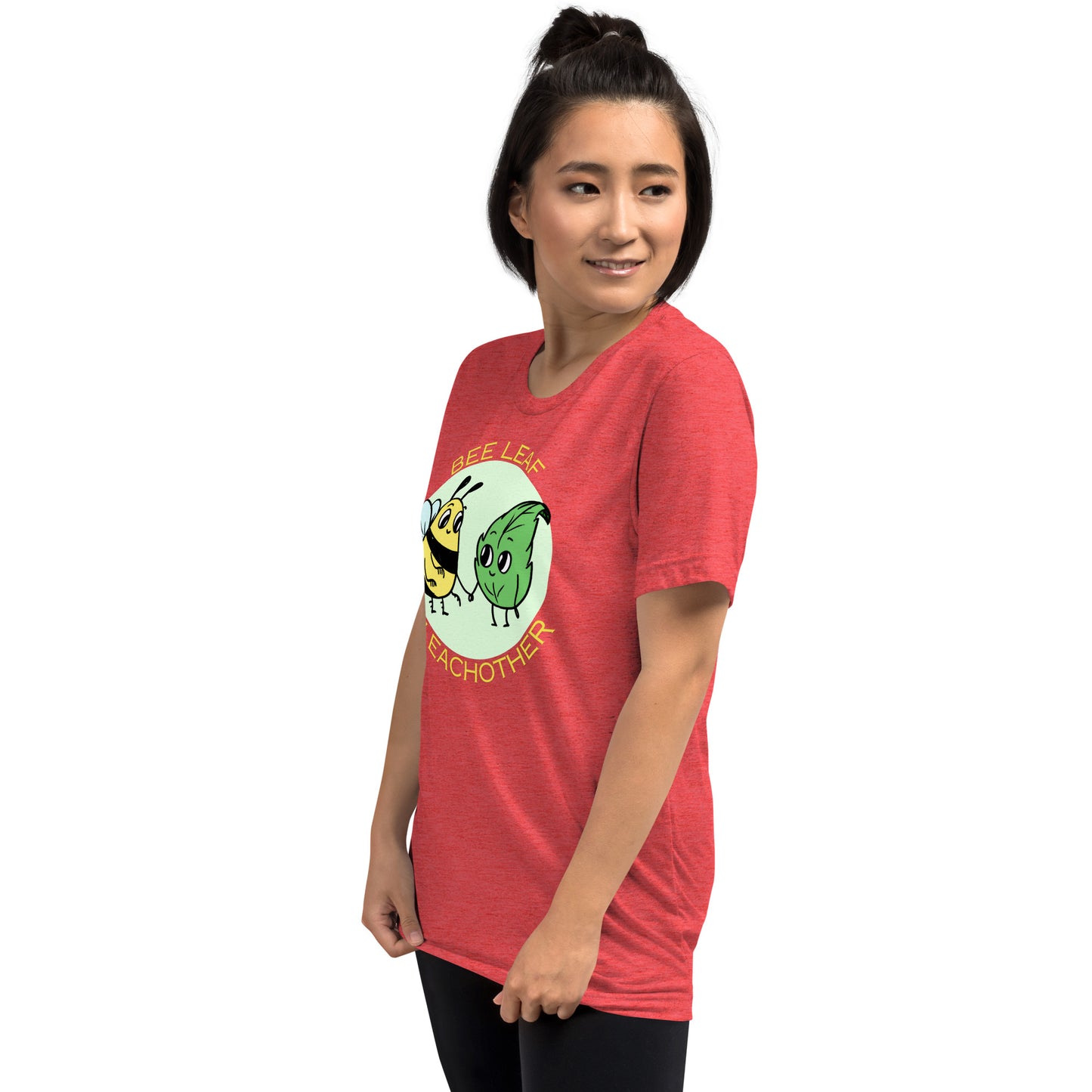 Bee leaf Unisex tri blend (super soft) t-shirt