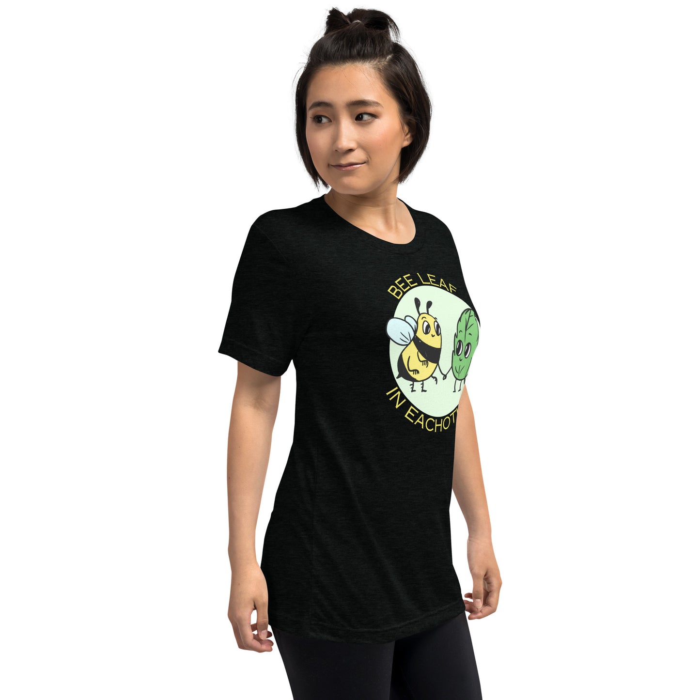 Bee leaf Unisex tri blend (super soft) t-shirt