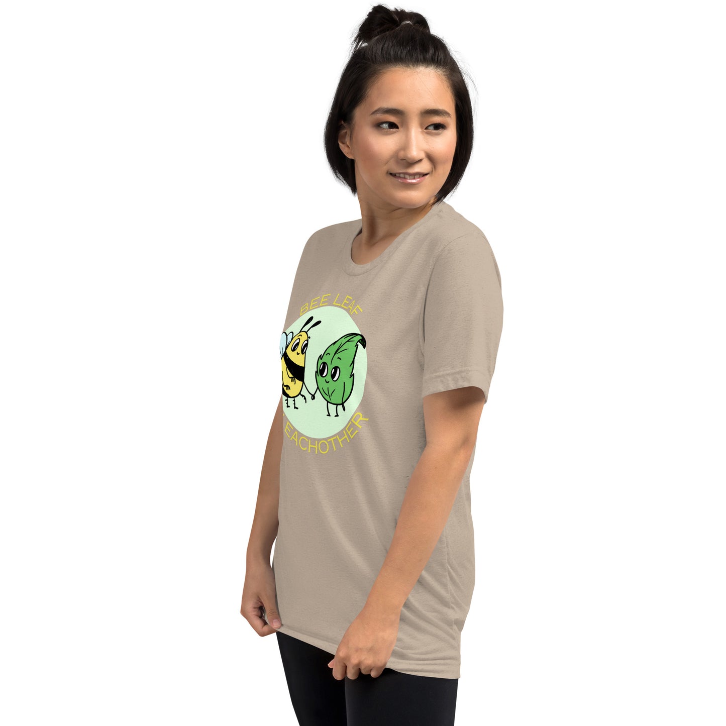 Bee leaf Unisex tri blend (super soft) t-shirt