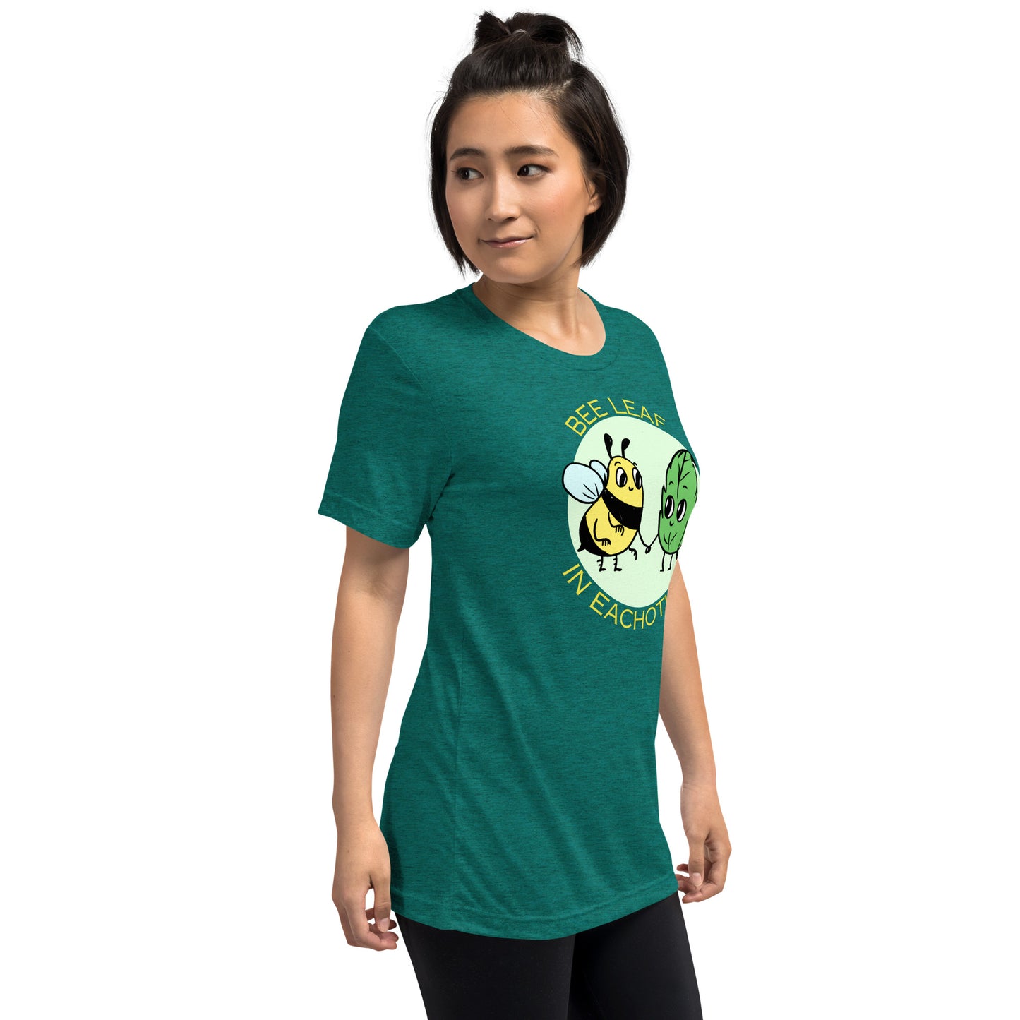 Bee leaf Unisex tri blend (super soft) t-shirt